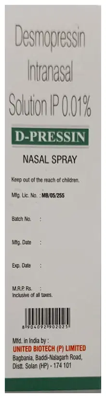 Ddavp Desmopressin Acetate Nasal Spray Silk Pharmacy